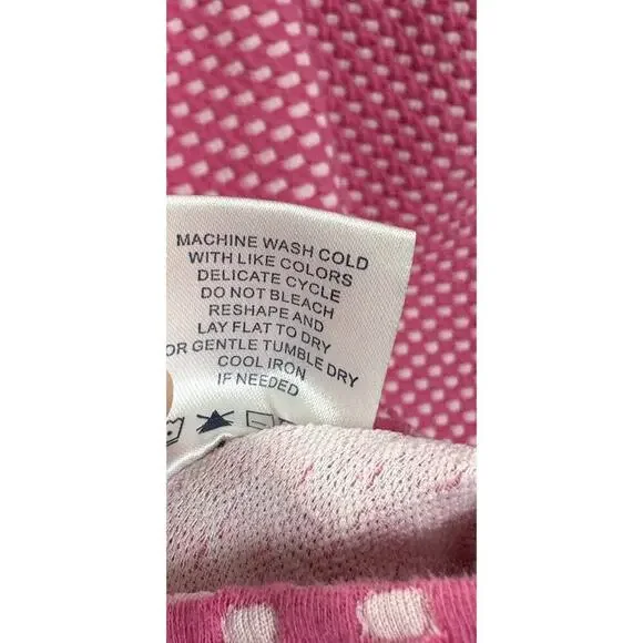 Tyler Boe Women’s Dress XS Pink White Checkered Ruffle Collar Sleeveless - Picture 5 of 5